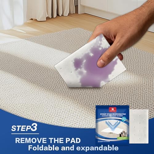 Home Times Carpet Stain Lifting Pads 20 Count