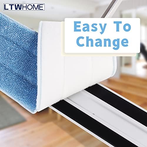 LTWHOME 24 Microfiber Dust Mop Refill Pads Pack of 6