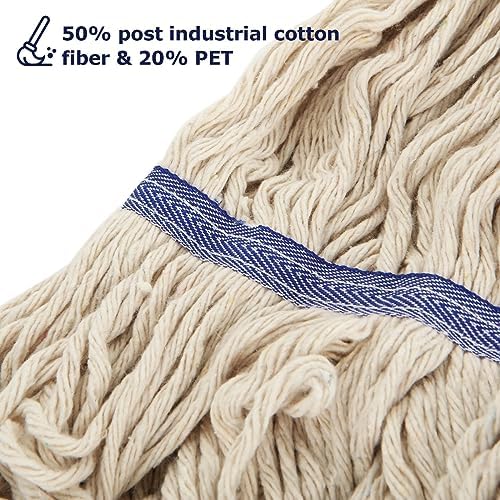 ZOFORTY 6Pcs Heavy Duty Mop Head Refills