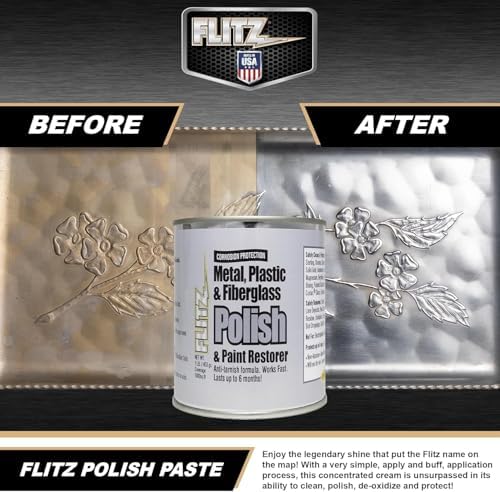 Flitz Multi-Purpose Metal Polish Paste - 1lb Can USA Made