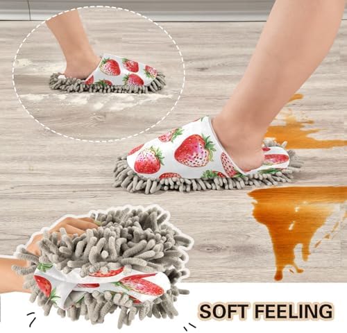 Zhirexin Mop Slippers for House Floor Cleaning
