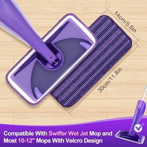 GFRED Reusable Swiffer Wet Jet Mop Pads Replacement