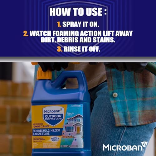 MICROBAN Outdoor Surface Care Cleaner 1 Gallon 1