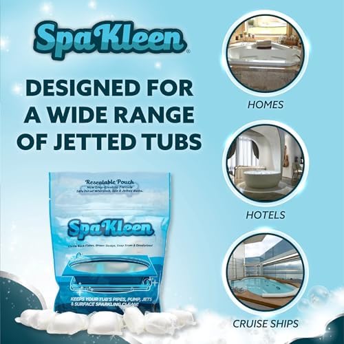 SpaKleen Jetted Tub Cleaner - 10 Cleanings Per Pouch
