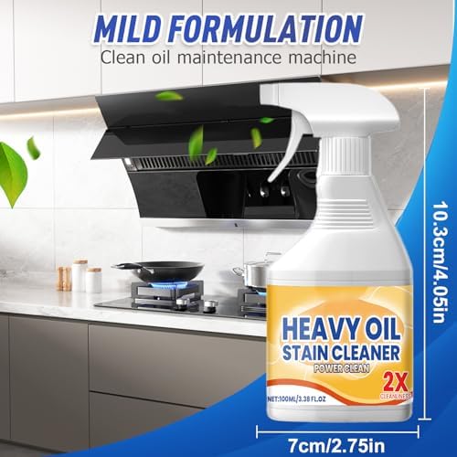 Heavy Oil Cleaner for Kitchen Surfaces 2025 Upgrade