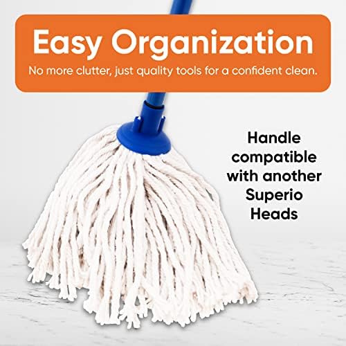 Superio Cotton Mop Head Refill - 10 Inch Strings