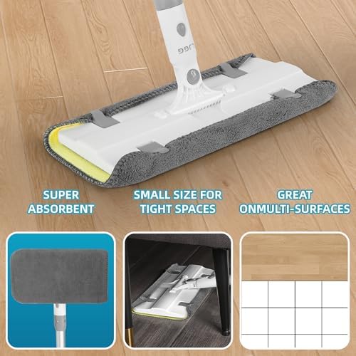 LJGG Microfiber Mop for Hardwood Tile Floors