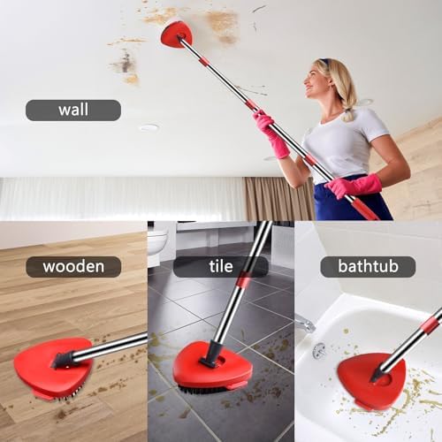 HiBaBy Spin Mop Replacement Heads with Handle Set