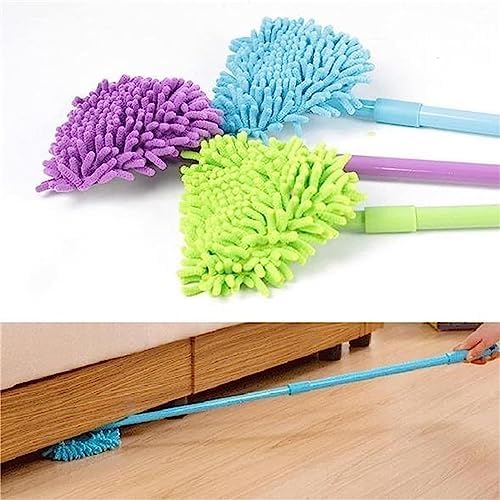 MAXBECK 180 Rotatable Adjustable Triangle Mop for Wet and Dry Cleaning