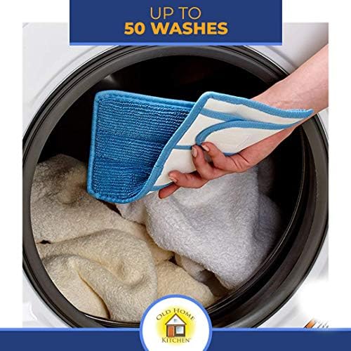 Old Home Kitchen Microfiber Reusable Mop Pads 6 Pack
