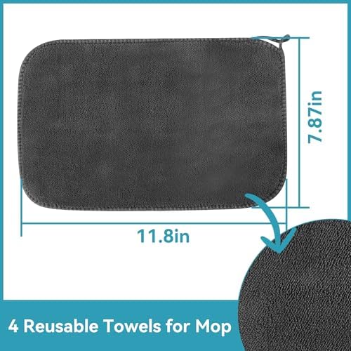 LJGG Microfiber Mop for Hardwood Tile Floors