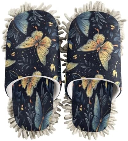 Zhirexin Soft Comfort Cleaning Mop Slippers