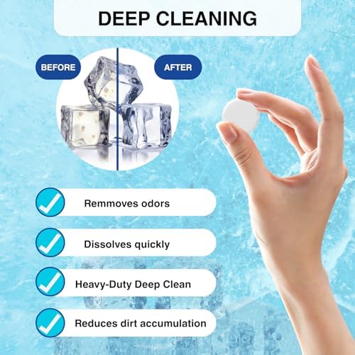 Flowcheer Ice Maker Cleaner Tablets 24 Count for 1 Year 1