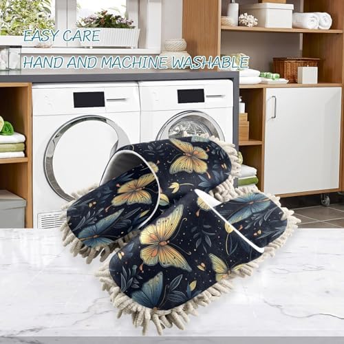 Zhirexin Soft Comfort Cleaning Mop Slippers