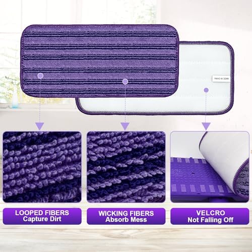 GFRED Reusable Swiffer Wet Jet Mop Pads Replacement