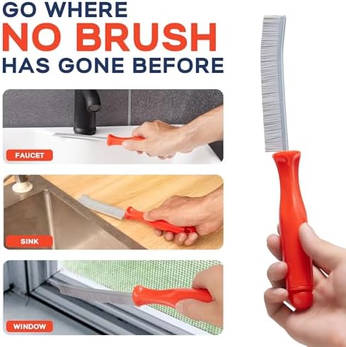 Fox Trot 3 Pcs Crevice Cleaning Brush Set