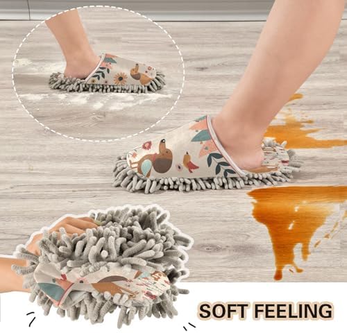 Zhirexin Cute Couple Kitchen Cleaning Slippers
