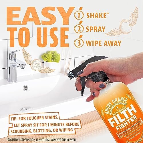 ANGRY ORANGE Citrus Cleaner Spray 24 oz 2 Pack