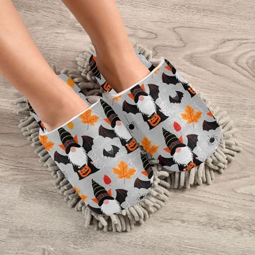 Burbuja Mop Slippers for Women Men Dust Mop Shoes Washable Cleaning Slippers