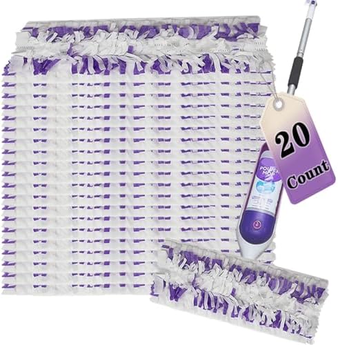 20 Count Disposable Mopping Pad Refills for S-Wiffer PowerMop