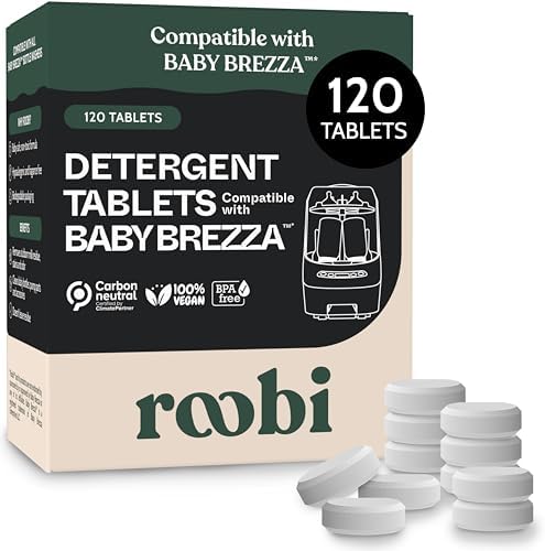 Roobi Detergent Tablets for Baby Brezza Bottle Washer Pro
