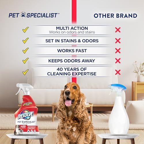 Resolve Pet Specialist Stain Odor Remover Spray 22Fl Oz