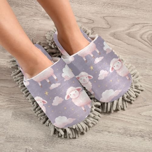 Zhirexin Microfiber Mop Slippers for House Floor Cleaning