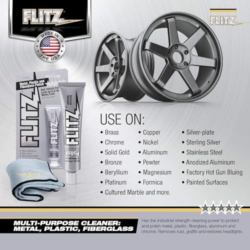Flitz Multi-Purpose Metal Polish Paste - 176oz 20 Pack