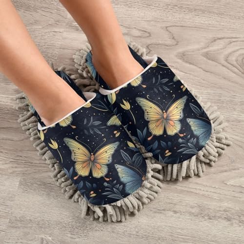Zhirexin Soft Comfort Cleaning Mop Slippers