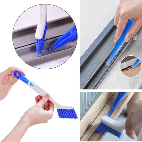 12Pcs Cleaning Brush Set with Scraper and Corner Tools