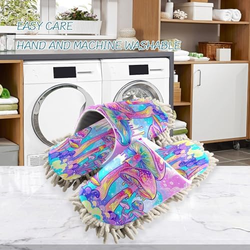 Colorful Mushrooms Cleaning Slippers for Home Use