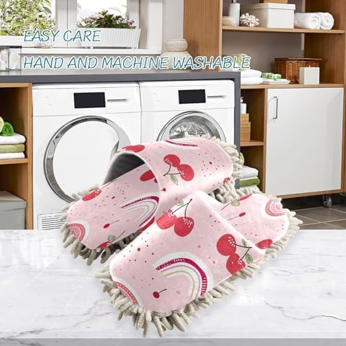 Zhirexin Comfortable Mop Slippers for Men Women