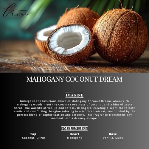 Lapew Mahogany Coconut Dream Bundle - Carpet Deodorizer Scented Mop Set