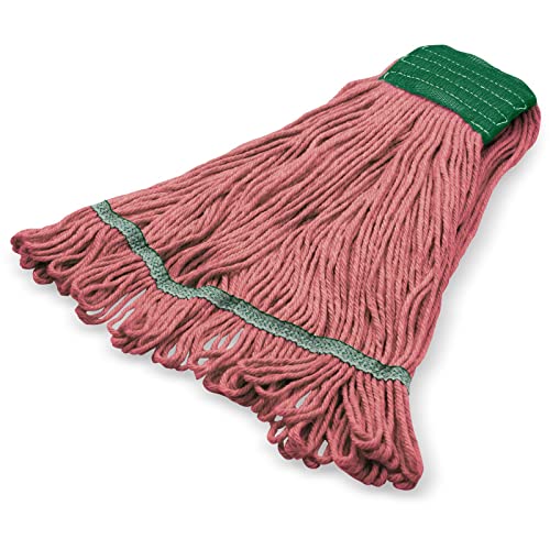 Flo-Pac Cotton Mop Head Loop-Ended Medium Green