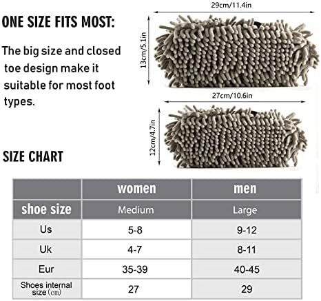 Frog Pattern Mop Slippers for Men Women - Washable Durable