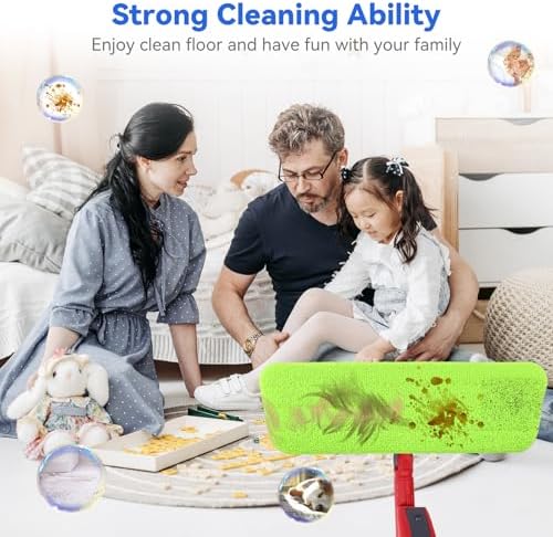 165 Inch Microfiber Mop Pads - 10 Pack Universal Replacement for Spray Mop
