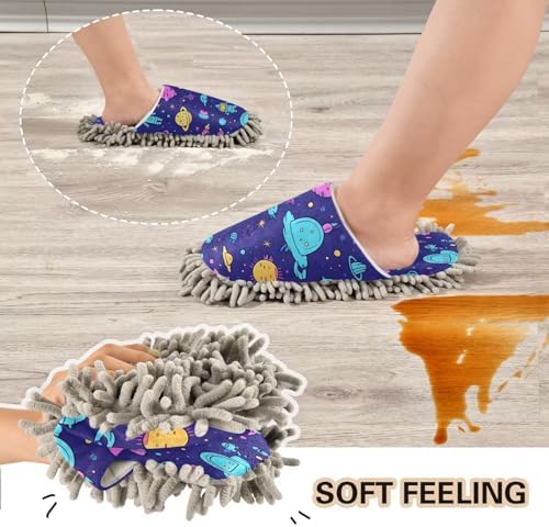 Zhirexin Cartoon Astronaut Cleaning Slippers