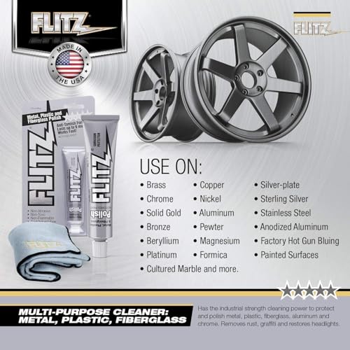 Flitz Multi-Purpose Metal Polish Paste 176oz Tube