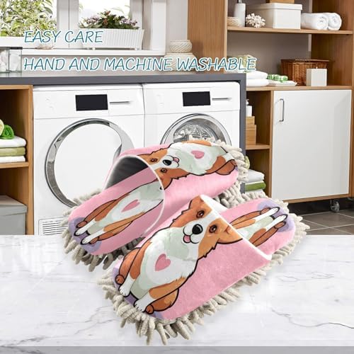 Bulletgxll Cartoon Dog Cleaning Slippers M
