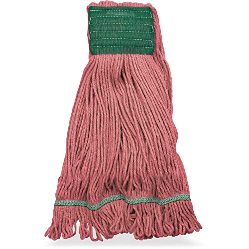 Flo-Pac Cotton Mop Head Loop-Ended Medium Green