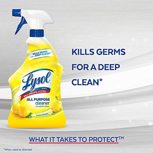 Lysol All Purpose Surface Disinfectant Cleaner Liquid 32 oz Lemon Breeze