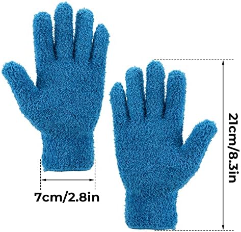 Grevosea 2 Pairs Microfiber Cleaning Gloves