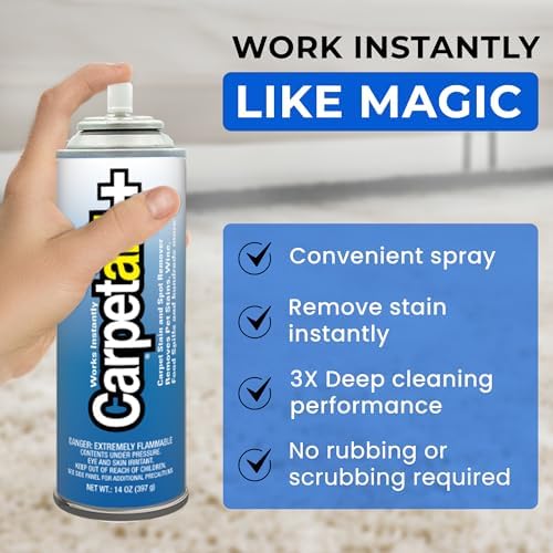 Carpet Aid Spot and Stain Remover - 14 oz Pack of 6