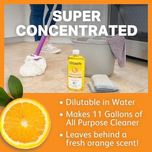 Citra Solv Concentrated Cleaner Degreaser 16 Fl Oz Valencia Orange Scent