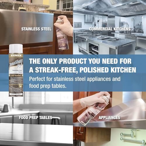 Zenex ZenaSheen H20 Polish - 16 oz 2 Pack Stainless Steel Cleaner