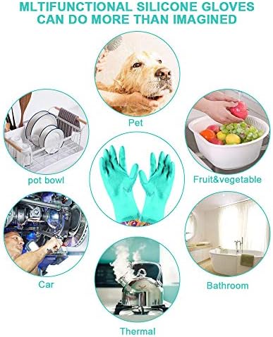 Aixingyun Dishwashing Rubber Gloves 3 Pairs