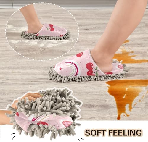 Zhirexin Comfortable Mop Slippers for Men Women