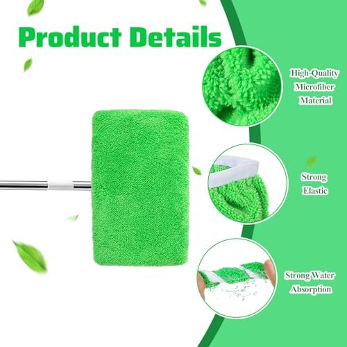 2 Pack Reusable Swiffer Mop Pads - Washable Durable 1