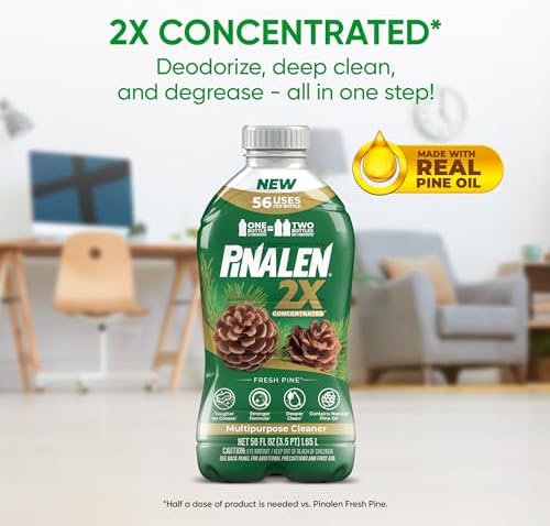 PINALEN 2X Max Aromas Multipurpose Cleaner - 56 fl oz Fresh Pine Scent