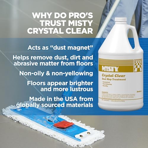 Misty Crystal Clear Dust Mop Treatment - 1 Gallon Case of 4 1003411